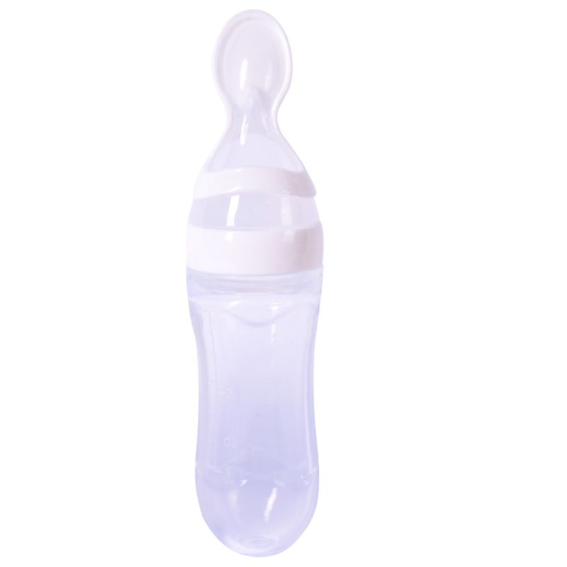 Biberon avec cuillère pour nouveau-né | EasyBottle™ - Gabriel et Alba