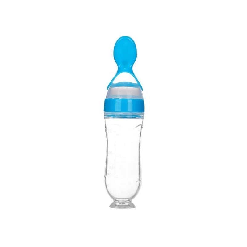 Biberon avec cuillère pour nouveau-né | EasyBottle™ - Gabriel et Alba