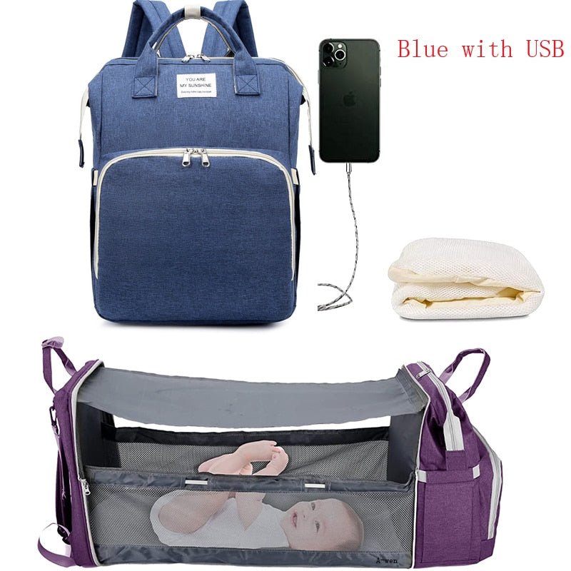 Sac à langer portatif | Berceau de voyage BabyNappy™ - Gabriel et Alba