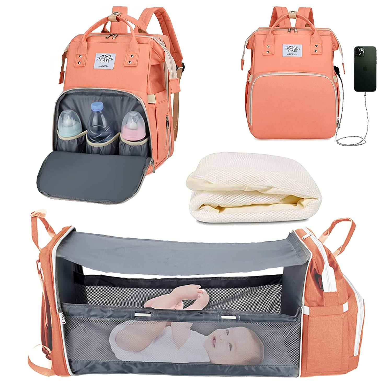Sac à langer portatif | Berceau de voyage BabyNappy™ - Gabriel et Alba